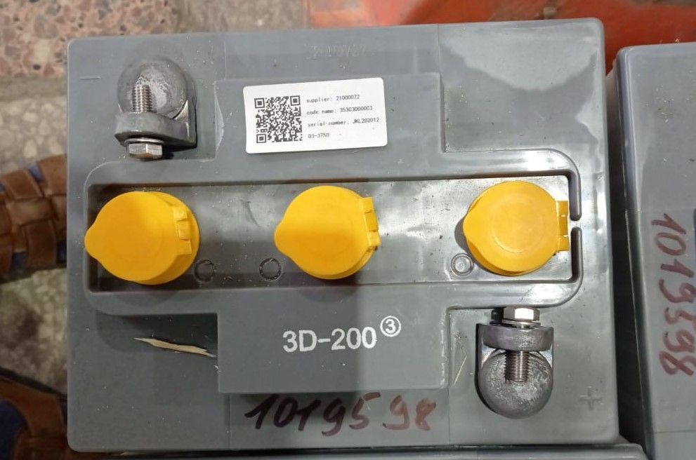 Аккумулятор для штабелеров CDDK/CDDR 6V/200Ah без электролита (Storage battery3-D-200)