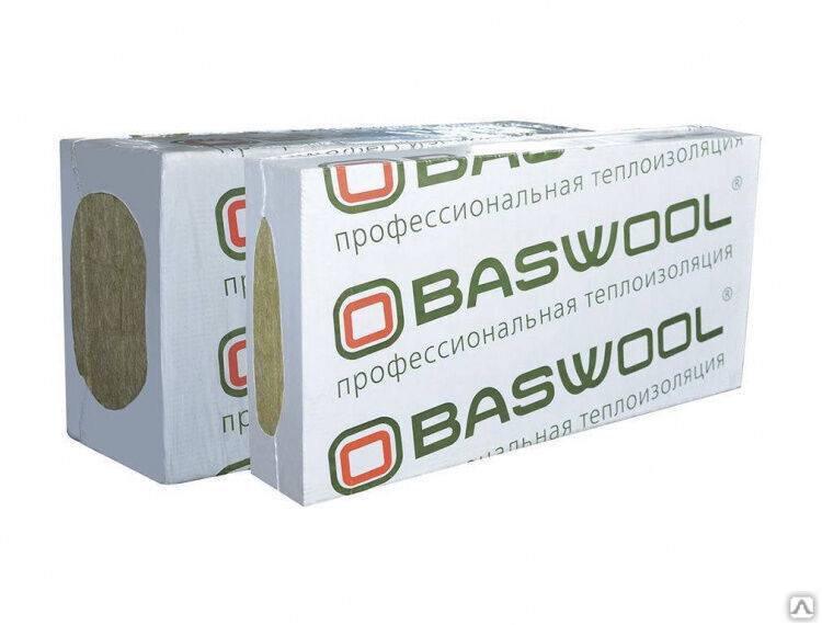 Утеплитель BASWOOL Руф Н-100 (1200x600x60) 4п/0,1728м3/2,88м2/6,912м3 под