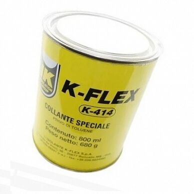Клей K-FLEX K-414 для вспененных полиэтиленов и каучука (0,8 литра)