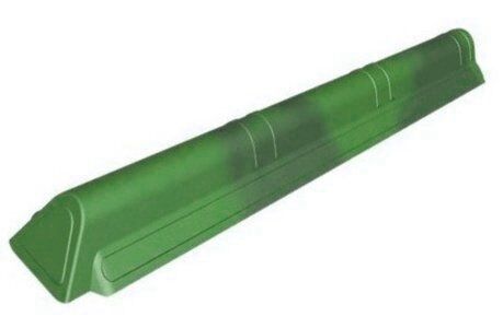 Торцевой элемент конька 105х18хН7,5 см (упак.20 шт), зеленый 3D