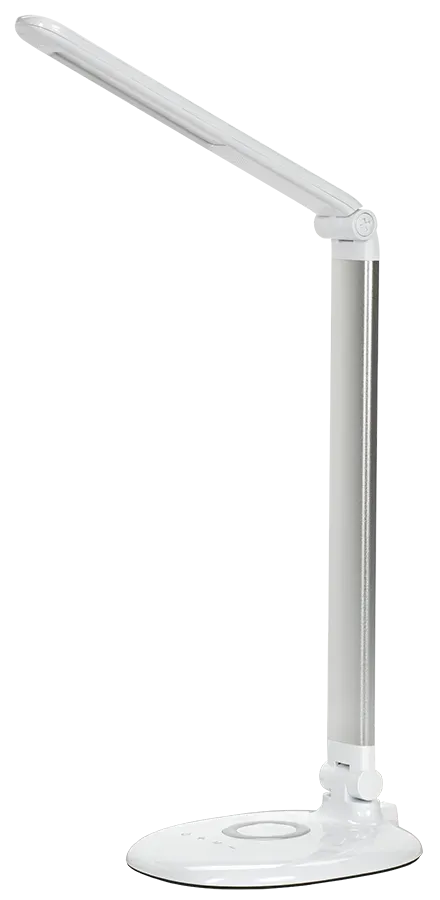 LIGHTING Светильник светодиодный настольный 2014 9Вт на подставке диммер ночник серебро IEK