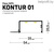 Разделительный профиль для световых линий Belprofil kontur 01, 2,0м #3