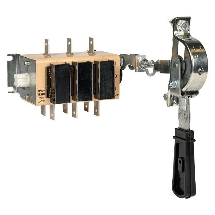 Выключатель-разъединитель ВР32У-31A71240-R 100А 2 напр. с дугогасит. камерами с передней смещенной рукояткой MAXima EKF