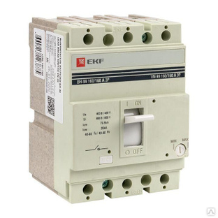Выключатель нагрузки 3п ВН-99 160/160А EKF sl99-160-160 